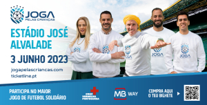 JOGA PELAS CRIANÇAS vai apoiar crianças vulneráveis